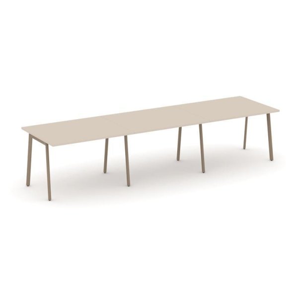 Стол переговорный ES.PRG-3.2-P (3540х980х750) (Капучино/Металл Латте)