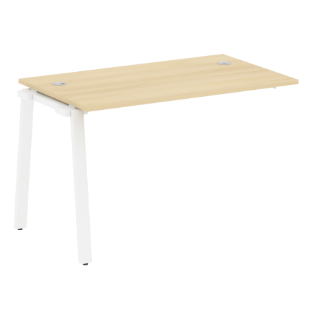 Проходной наборный элемент рабочей станции Metal System Style БА.ПРС-СП-1.2 1200x720x750 (Акация/Белый металл)