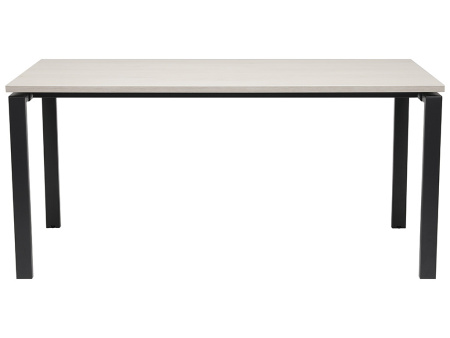 Стол NT 160x70 темный орех/серый (Коричневый/Белый)