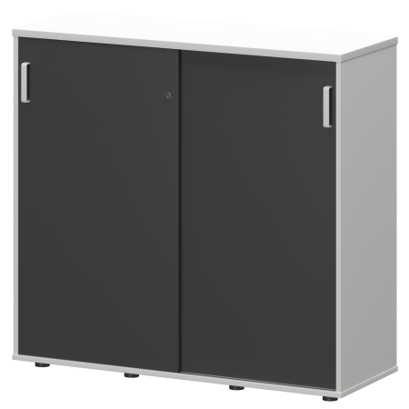 Тумба-купе Смарт СМТ-12.11К Тип1 1236x444x1175 (Белый/Графит)