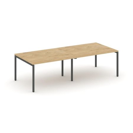 Стол переговорный SN-4P.SPRG-042.3 (2360х1180х750) (Тиквуд Светлый/Металл Антрацит)