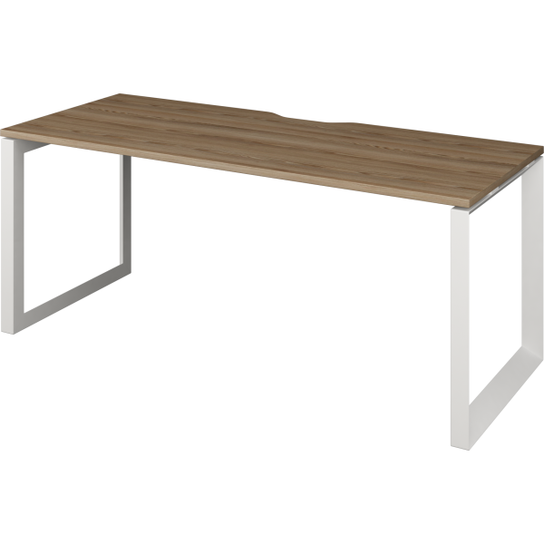 Стол на металлокаркасе Аргентум-МП НТМП.О-160 1600x730x750 (Дуб сафари/Белый)