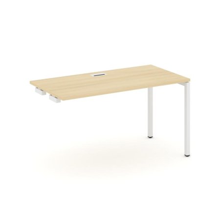 Стол-приставка к опорным элементам SN-4P.OPRS-014 (1580х700х750) (Акация Лорка/Металл Белый)