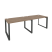 Рабочая станция на О-образном м/к Onix O.MO-RS-2.2.8 2360x800x750 (Тиквуд Темный/Белый Металл)