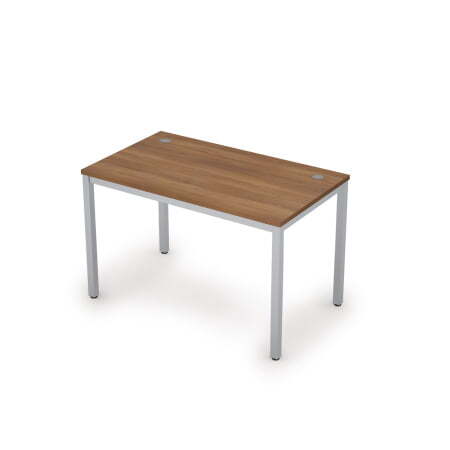 6М.008 Стол рабочий (1200x700x750) (Шамони темный/Алюминий матовый)