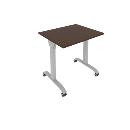 Стол складной мобильный Mobile system СМ-1 800x650x757 (Венге Цаво/Серый металл)