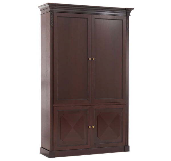 Шкаф для бумаг L147 106 511/602 WAL 1470х500х2340 (Орех Танганьика)