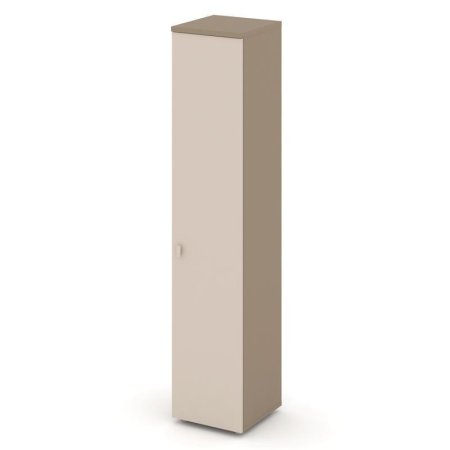 Шкаф высокий узкий прававый ES.SU-1.9 (R) (400х420х1977) (Латте/Капучино)