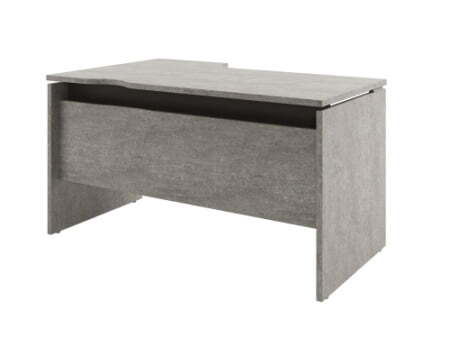 Стол письменный правый Solution D-34 1400x880x750 (Бетон/Трюфель)