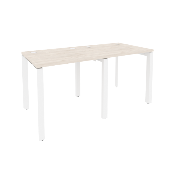 Рабочая станция на П-образном м/к Onix O.MP-RS-2.0.7 1560x720x750 (Денвер Светлый/Белый Металл)