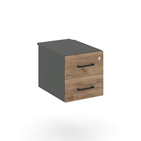Тумба с 2 ящиками SN.TP-032 (343х507х356) (Антрацит/Дуб Табак)