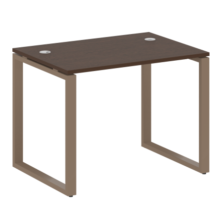Стол письменный Metal System Style БО.СП-1 1000x720x750 (Венге Цаво/Мокко металл)