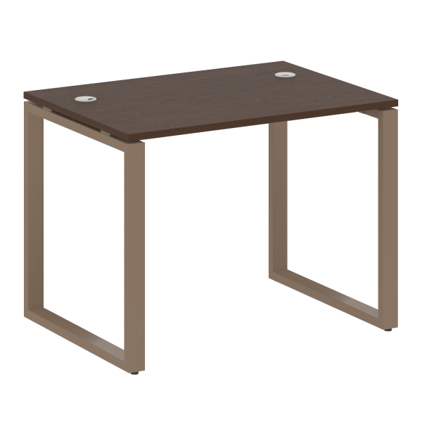 Стол письменный Metal System Style БО.СП-1 1000x720x750 (Венге Цаво/Мокко металл)