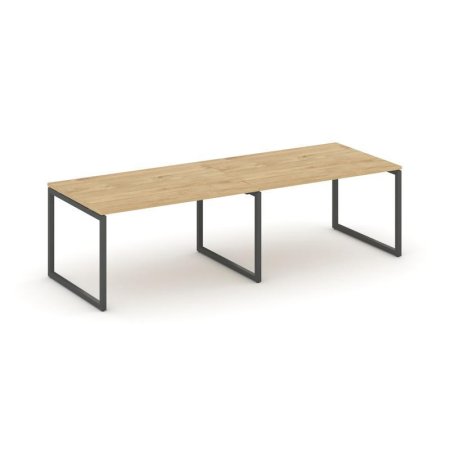 Стол переговорный SN-4O.SPRG-013.3 (2760х980х750) (Тиквуд Светлый/Металл Антрацит)