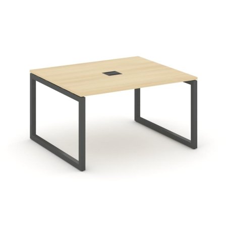 Стол переговорный SN-5O.SPRG-033 (1380х1180х750) (Акация Лорка/Металл Антрацит)