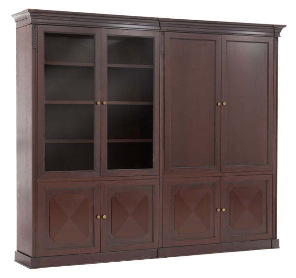 Шкаф комбинированный 4 двери L279 106 510.511/601.602 WAL 2790х500х2340 (Орех Танганьика)