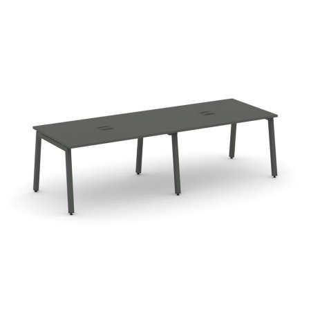 Стол переговорный SN-5A.SPRG-014 (3160х980х750) (Антрацит/Металл Антрацит)