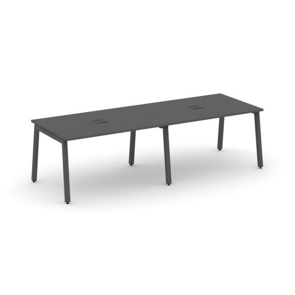 Стол переговорный SN-5A.SPRG-013 (2760х980х750) (Антрацит/Металл Антрацит)