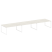Переговорный стол 3 столешницы Metal System Style БО.ПРГ-3.5 5400x1235x750 (Дуб Наварра/Серый металл)