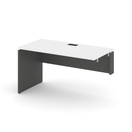 Стол-приставка к опорным элементам SN-D.OPRS-014(R) (1580х700х750) (Белый/Антрацит)