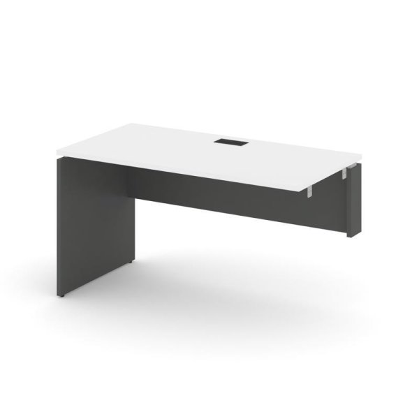 Стол-приставка к опорным элементам SN-D.OPRS-024(R) (1580х800х750) (Белый/Антрацит)