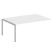 Проходной наборный элемент переговорного стола Metal System Style БП.ППРГ-5 1800x1235x750 (Дуб Наварра/Серый металл)