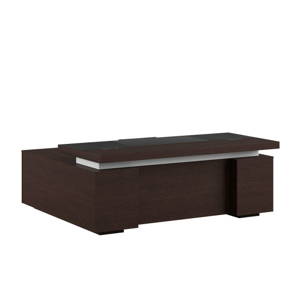 Стол письменный с тумбой и приставкой 200 LIVERPOOL (Венге)