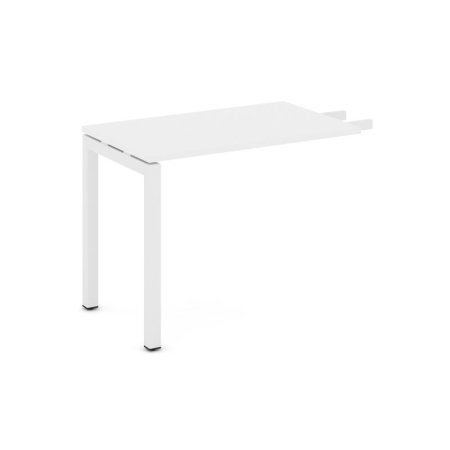 Брифинг-приставка SN-5P.BR-001 (580х600х750) (Белый/Металл Белый)