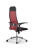Кресло для руководителя Метта Sit 10 B1-111U - X2+UMF(X1) /Ub00/Wh00/U0mL-b(M09.B23.G18.W01) (Красный | Черный)