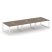 Рабочая станция 2-х сторонняя SN-5O.DRS-072 (3540х1432х750) (Тиквуд Светлый/Металл Антрацит)