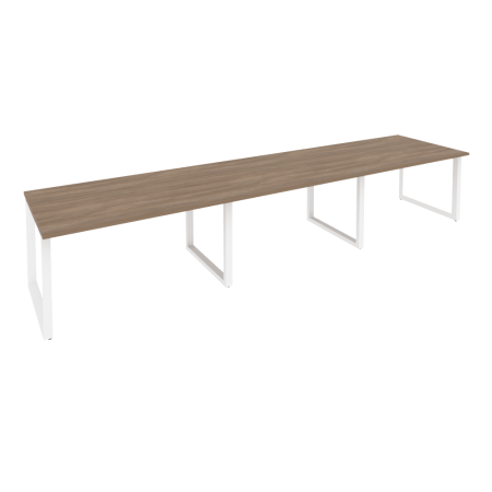 Стол переговорный Onix O.MO-PRG-3.3 4140x980x750 (Дуб Аризона/Белый Металл)