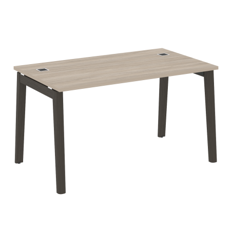 Стол руководителя на деревянных опорах Onix Wood Direct OW.SRR-3.8 1380x800x750 (Дуб Аттик/Дуб Темный)