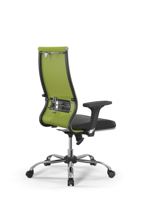 Кресло для руководителя Метта Sit 10 B2-163D - T+Extra /Km00/Wm12/D02P(M09.B21.G20.W01 (Лайм | Черный)