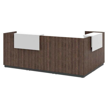 FASTA Приемная стойка угловая (Табак Белый)