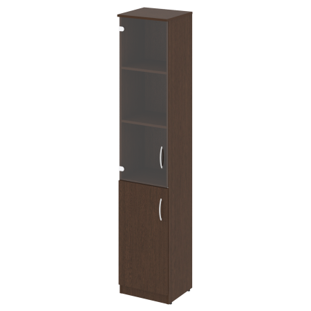 Шкаф высокий узкий левый Nova S В.СУ-1.2 Л 388x360x1915 (Венге Цаво)