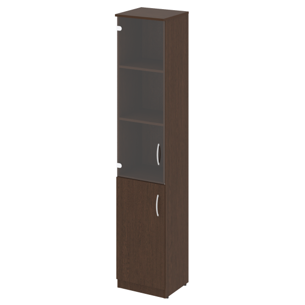 Шкаф высокий узкий левый Nova S В.СУ-1.2 Л 388x360x1915 (Венге Цаво)