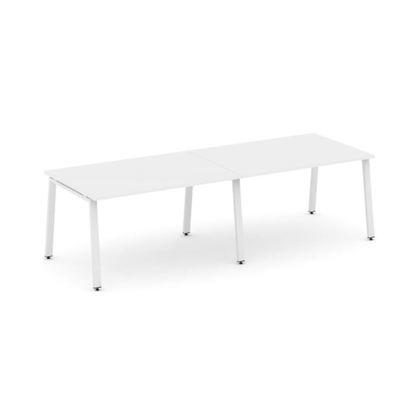 Стол переговорный SN-6A.SPRG-012.3 (2360х980х750) (Белый/Металл Белый)