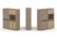 Тумба двойная + высокая надставка ES.NB.2V-32 (1500х410х1520) (Латте/Тиквуд Светлый)