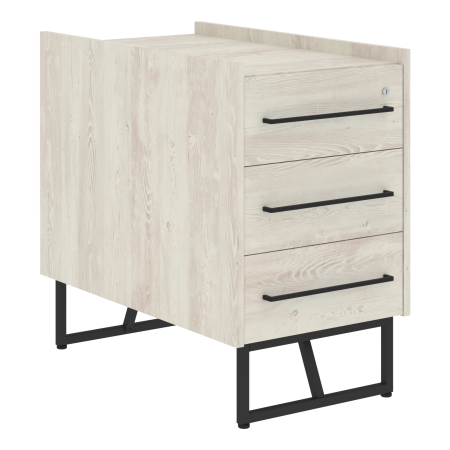 Тумба приставная LOFTIS LLC-3D 461х800х750 (Сосна Эдмонт)