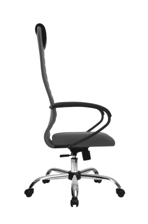 Кресло для руководителя Метта SU-B-10/подл.130/осн.003 (Светло-серый)