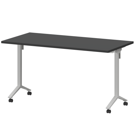 Стол мобильный складной Моби МБ25-140.70 1400x700x750 (Графит/Белый)