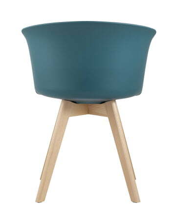 Стул Blossom с подушкой темно-бирюзовый (Стул пластиковый Blossom темно-бирюзовый)