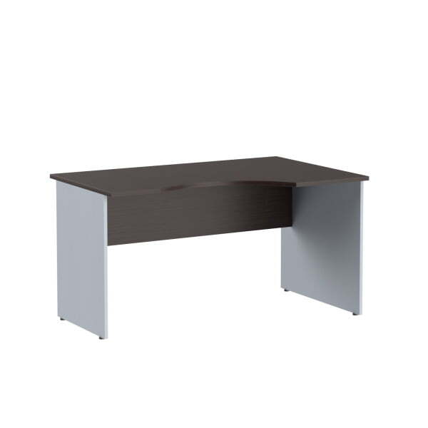 Стол криволинейный Имаго СА-2 Пр 1400x900x755 (Венге-металлик)