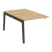 Наборный элемент рабочей станции на деревянных опорах Onix Wood OW.2.NRS-1.8 980x1635x750 (Тиквуд Светлый/Дуб Темный)