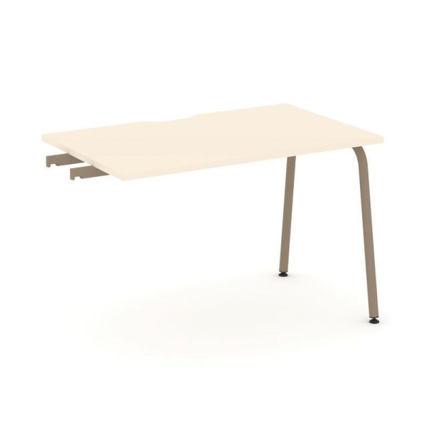 Стол приставка к опорным тумбам ES.SPR-2-VK (1180х730х750) (Сатин/Металл Латте)