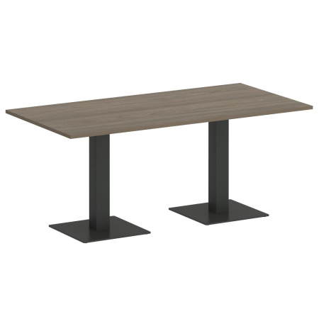 Стол прямоугольный VR.SP-5-180.2 1800x900x750 (Вяз благородный/Антрацит Металл)