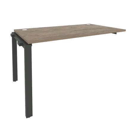 Наборный элемент рабочей станции на П-образном м/к Onix O.MP-1.NRS-3.8 1380x800x750 (Тиквуд Темный/Черный металл)