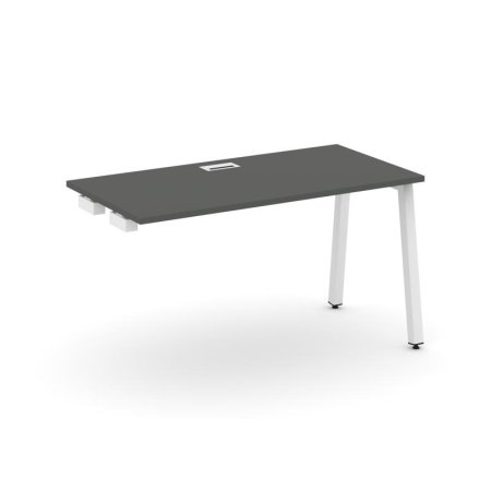Стол-приставка к опорным элементам SN-5A.OPRS-013 (1380х700х750) (Антрацит/Металл Белый)