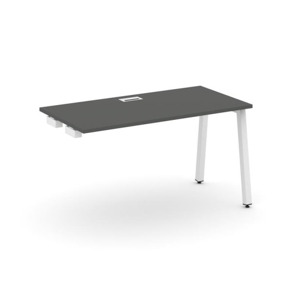 Стол-приставка к опорным элементам SN-5A.OPRS-004 (1580х600х750) (Антрацит/Металл Белый)