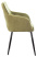 Кресло CH-380F фисташковый Italia 12 на ножках металл черный (Зеленый)